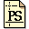 Postscript icon
